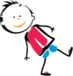 Decorative right cartoon